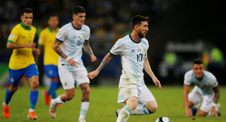 Copa América, Brasil vs Argentina, Selección Argentina, Selección Brasil, Lionel Messi, REUTERS	