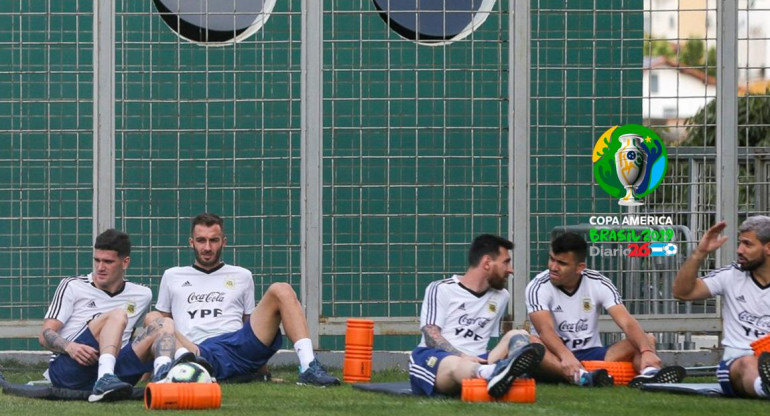 Copa América 2019, Selección Argentina, Brasil, entrenamiento, deportes