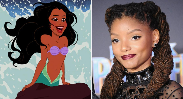 Halle Bailey, la protagonista de La Sirenita