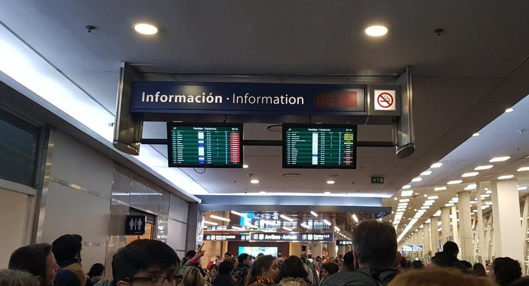 Demoras y cancelaciones en Aeroparque