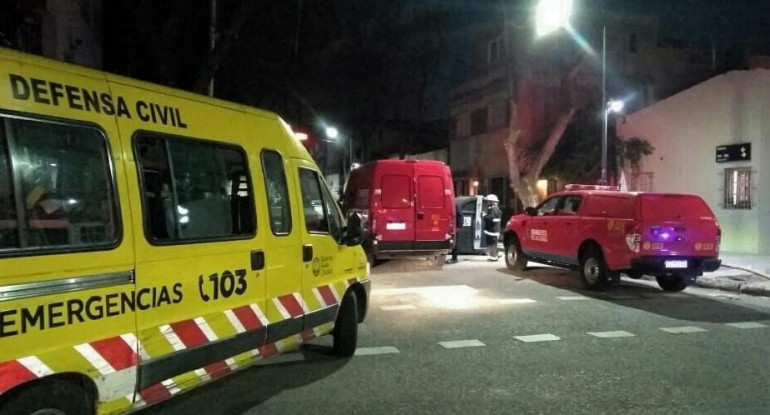 Esquina donde hallaron el cuerpo de una mujer en Villa Devoto