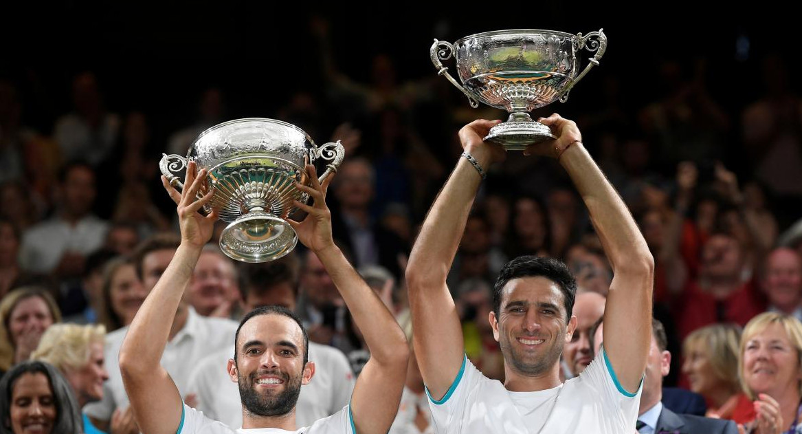 Juan Sebastián Cabal y Robert Farah, campeones de Wimbledon (Reuters)