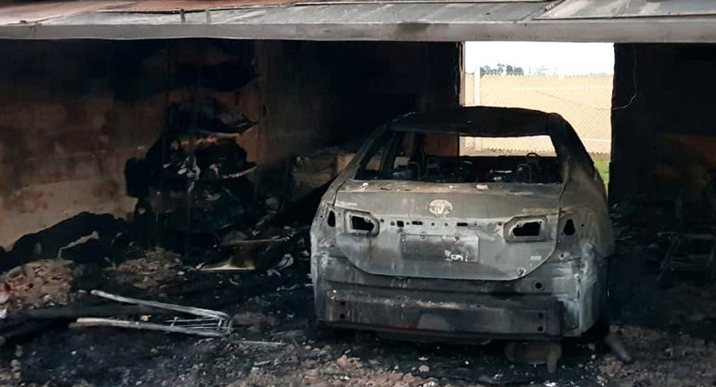 Incendio intencional en la casa de Gustavo Hein