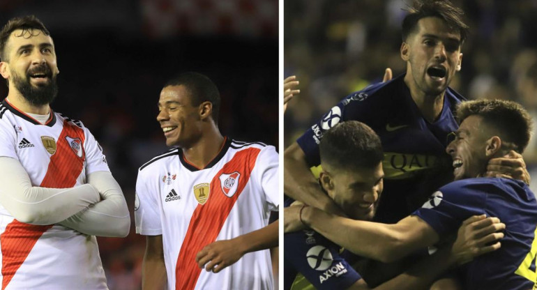 River y Boca, Copa Libertadores, fotos NA