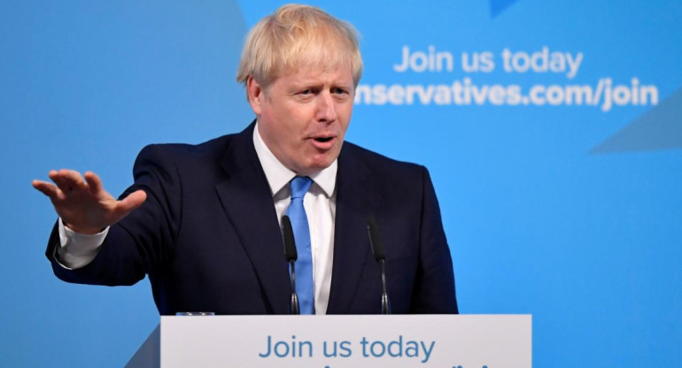 Boris Johnson, primer ministro de Gran Bretaña, REUTERS