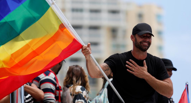 Protestas en Puerto Rico contra la homofobia, marcha, Ricky Martin, Residente,Reuters