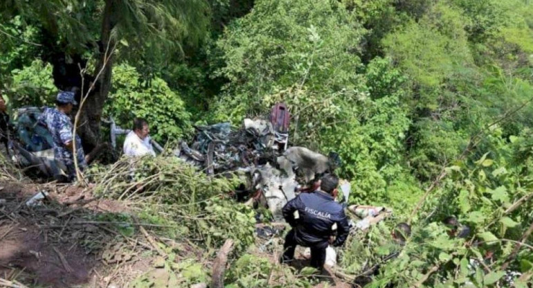 Accidente aéreo en México, muerte de cuatro funcionarios