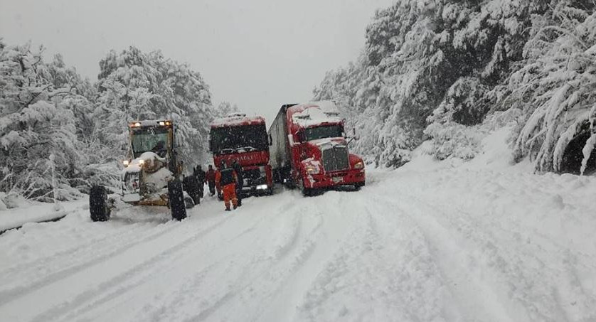 Ruta de los Siete Lagos tras choque