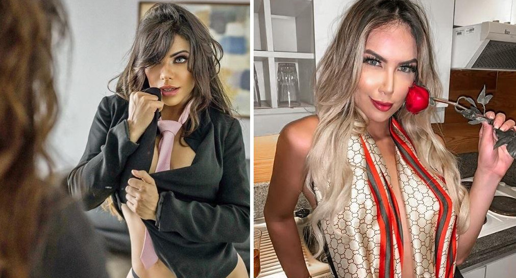 Suzy Cortez y Rayane Laura Souza, Instagram, Miss Bumbum, foto de portada