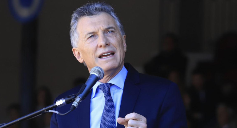 Mauricio Macri en La Rural, PASO, Agencia NA