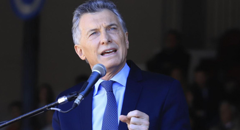 Mauricio Macri en La Rural, PASO, Agencia NA