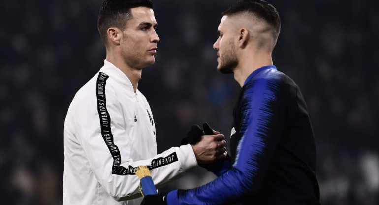 Mauro Icardi y Cristiano Ronaldo, Juventus