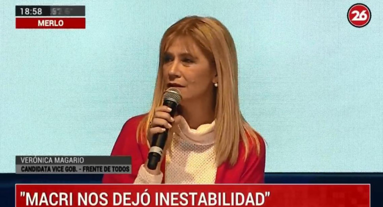 Verónica Magario, Elecciones 2019, PASO, Merlo