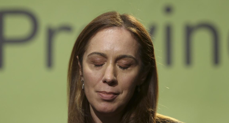 María Eugenia Vidal, conferencia de prensa tras la derrota en las PASO, NA