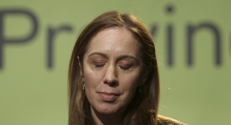 María Eugenia Vidal, conferencia de prensa tras la derrota en las PASO, NA