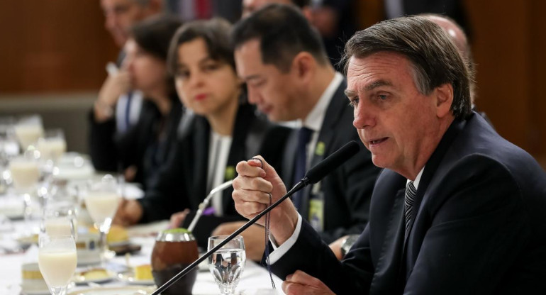 Jair Bolsonaro, presidente de Brasil, Agencia NA