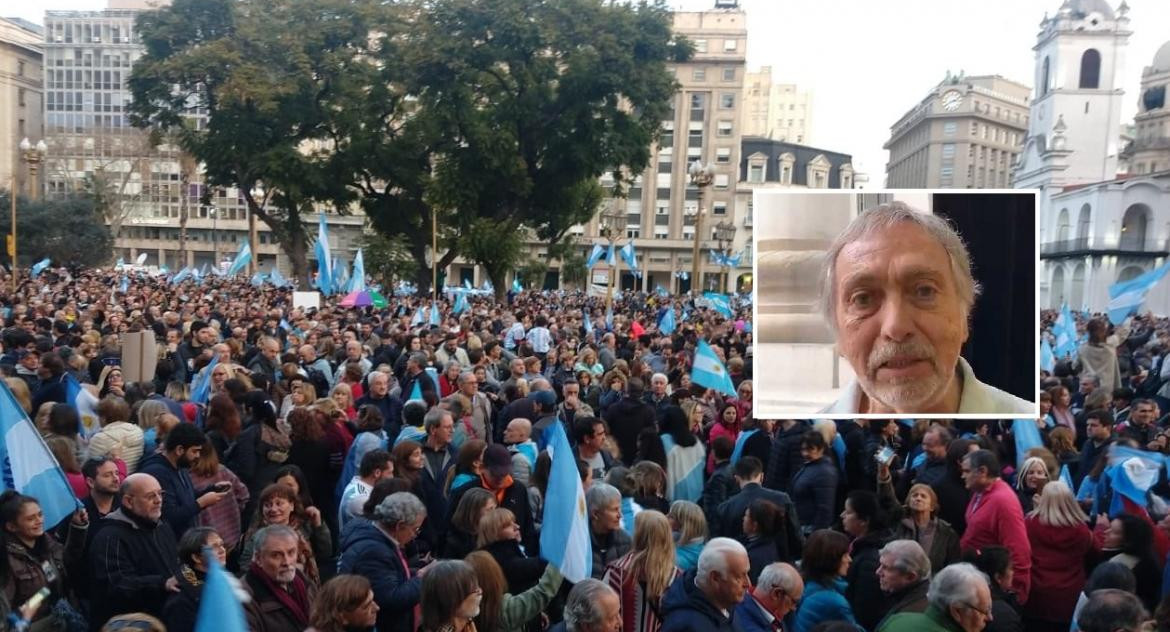 #24A, marcha afavor del Gobierno, Luis Brandoni