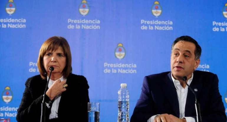 Bullrich y Finocchiaro, conferencia de prensa