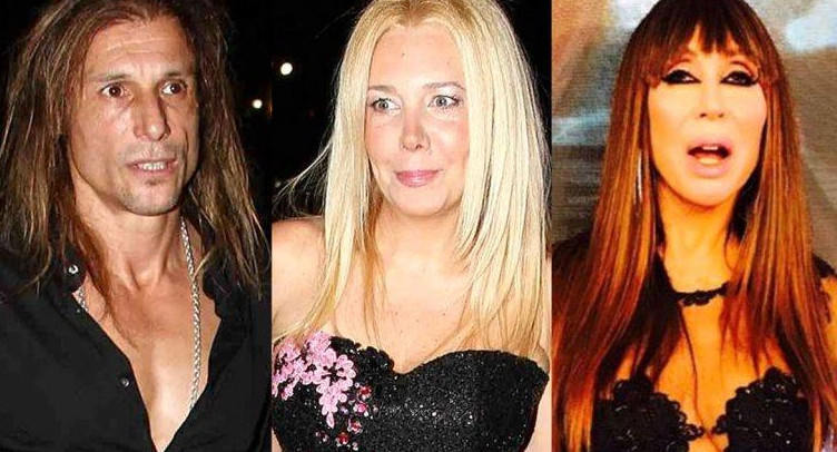 Moria Casán, Mariana Nannis, Claudio Caniggia