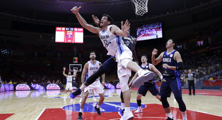 Mundial de Básquet, Argentina vs Corea, REUTERS	