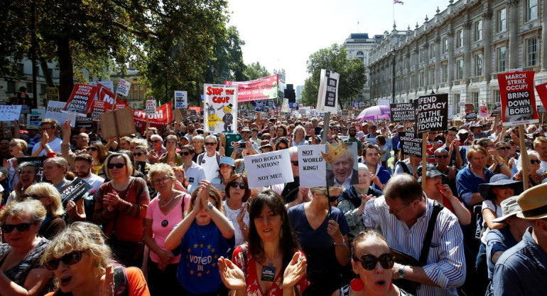 Protesta en Reino Unido, REUTERS