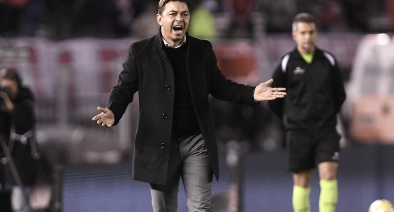 Marcelo Gallardo, técnico de River