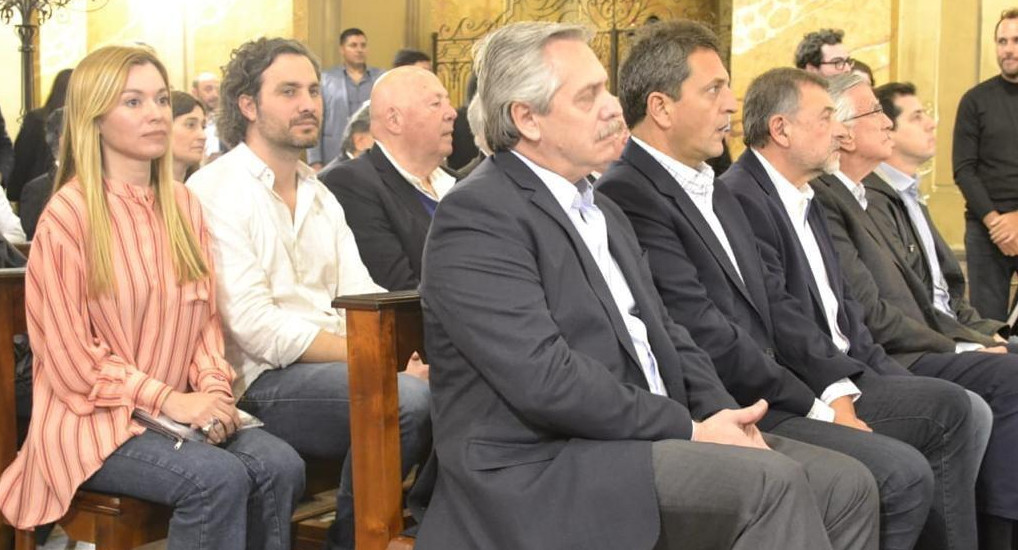 Alberto Fernandez en Córdoba. Misa en el aniversario del fallecimiento de José Manuel De la Sota.