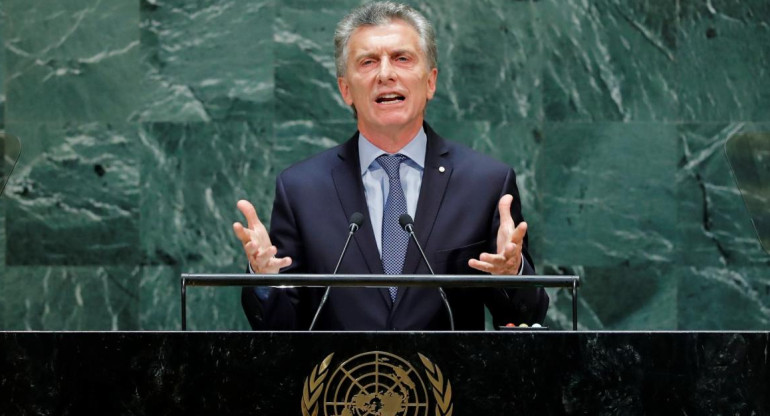 Mauricio Macri en 74° Asamblea General de las Naciones Unidas, REUTERS