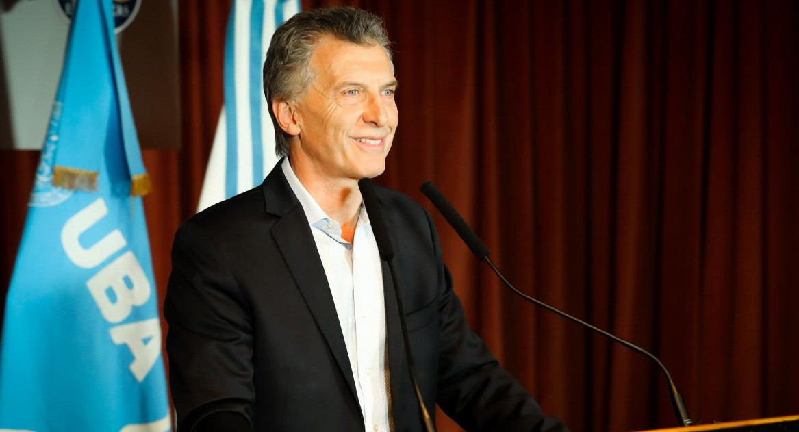 Mauricio Macri, UBA, Agencia NA