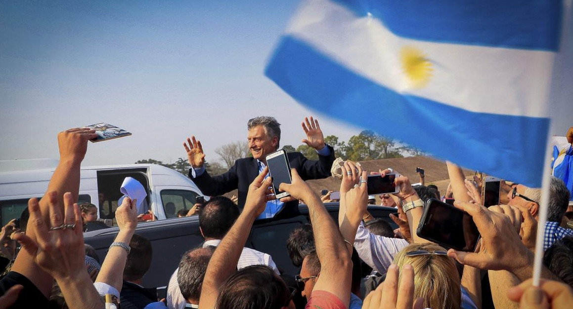 Mauricio Macri en Junín, NA