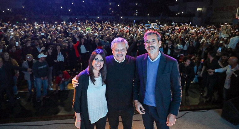 Alberto Fernández y Florencio Randazzo en Chivilcoy, Elecciones 2019