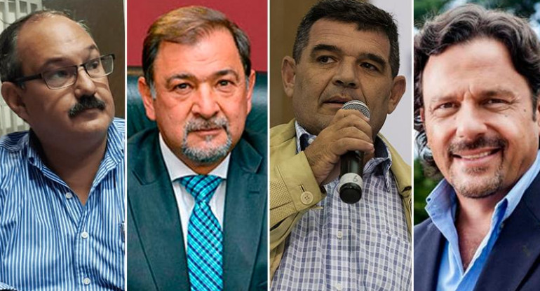 Elecciones en Salta, Sergio Leavy, Miguel Isa, Alfredo Olmedo y Gustavo Sáenz