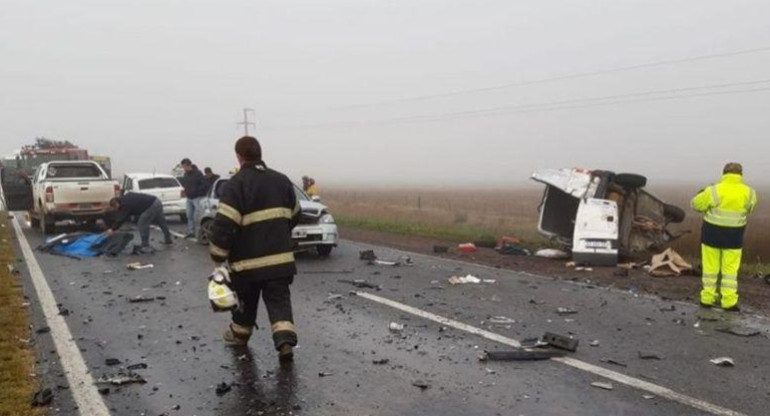 Accidente ruta 205