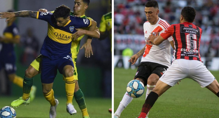 Boca y River, Superliga, fotos NA