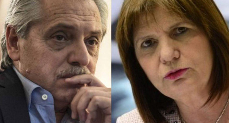 Alberto Fernández y Patricia Bullrich