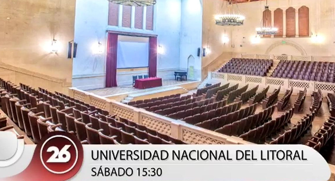 Andrés Klipphan en la Universidad Nacional del Litoral, debate presidencial, CANAL 26