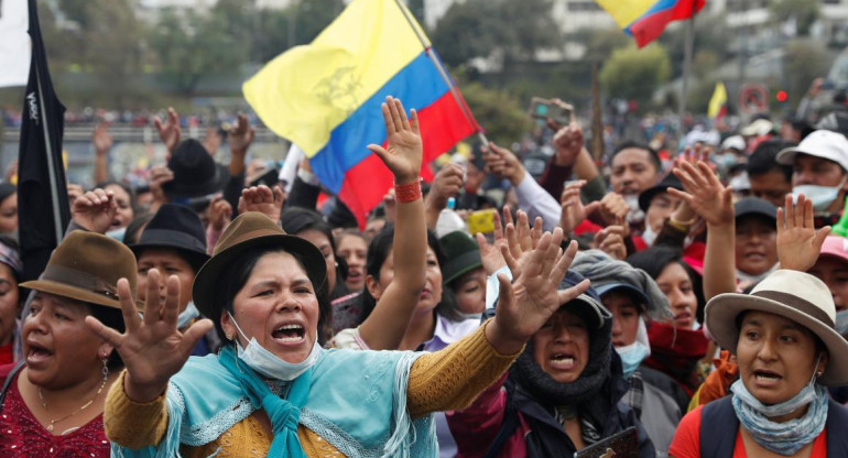 Protestas, Ecuador, manifestaciones, REUTERS