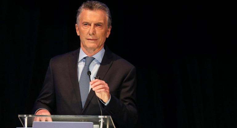 Mauricio Macri en el debate de candidatos a presidente 2019, REUTERS