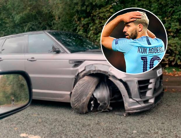 Accidente de Sergio Kun Aguero en Manchester