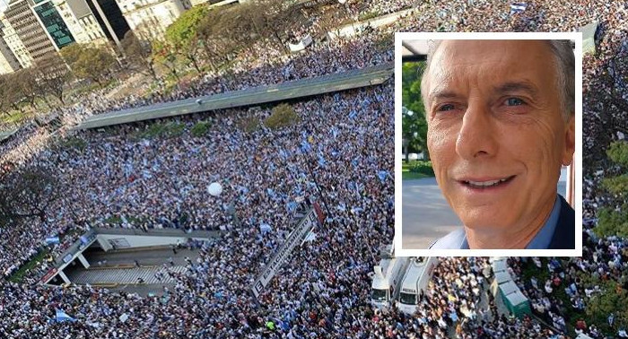 Mauricio Macri, Marcha del Millón, foto captura Instagram