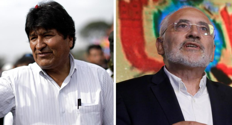 Elecciones en Bolivia, candidatos Evo Morales y Carlos Mesa