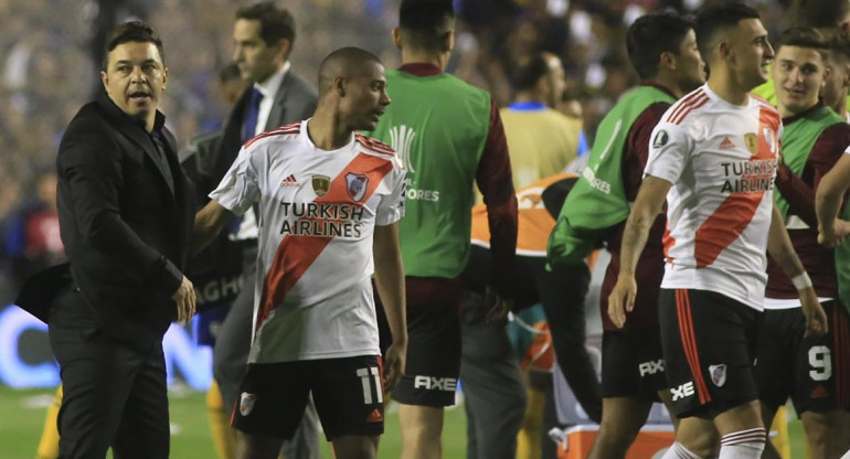 Gallardo, River Plate, Agencia NA