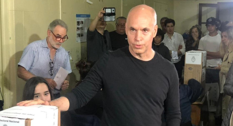 Elecciones 2019, voto de Rodríguez Larreta