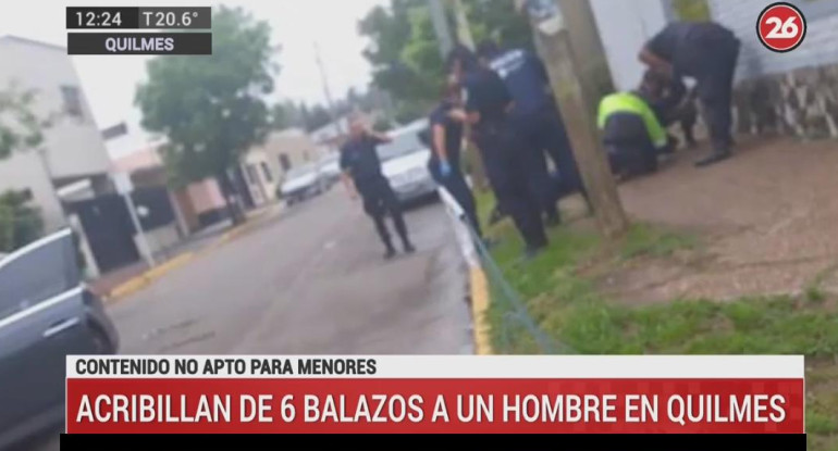 Asesinato en Quilmes, policiales, Canal 26