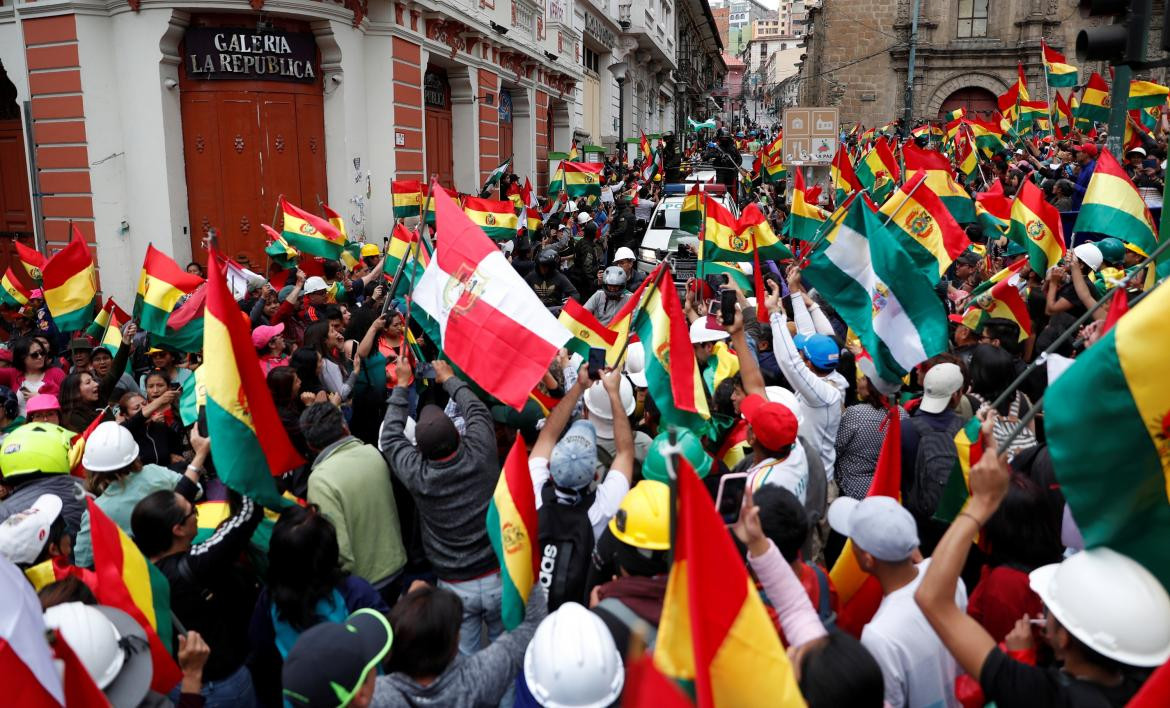 Protestas contra Evo Morales en Bolivia, REUTERS