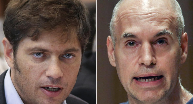 Axel Kicillof y Horacio Rodríguez Larreta, AGENCIA NA