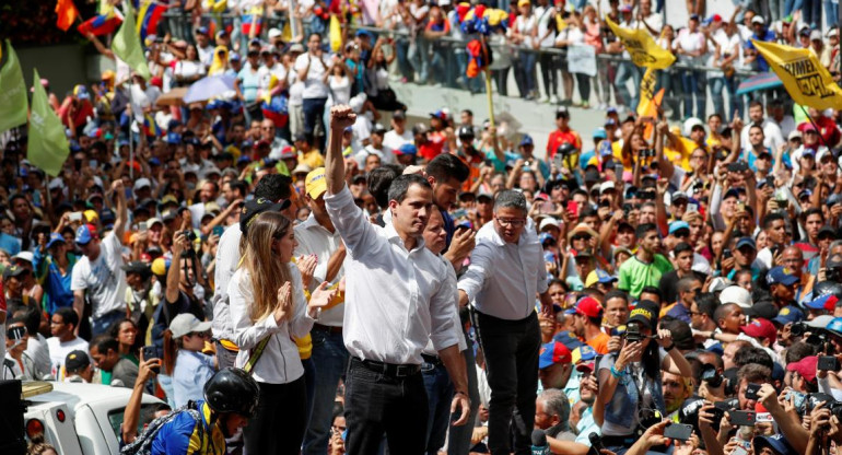 Juan Guaidó, marchas en Venezuela, REUTERS