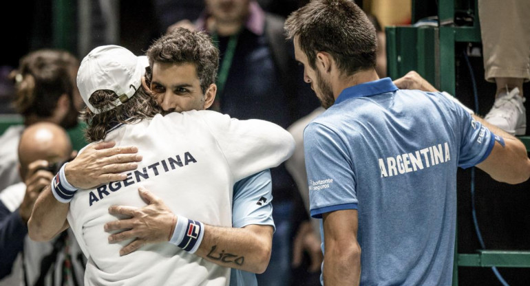 Máximo González y Leonardo Mayer vencieron en sets corridos a Nicolás Jarry y Hans Podlipnik, NA