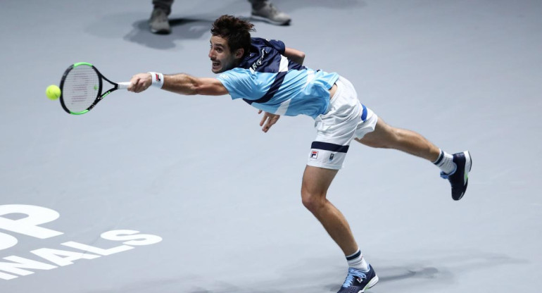 Guido Pella en la Copa Davis, REUTERS