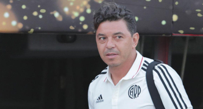 Marcelo Gallardo en la previa a la final de Copa Libertadores, REUTERS